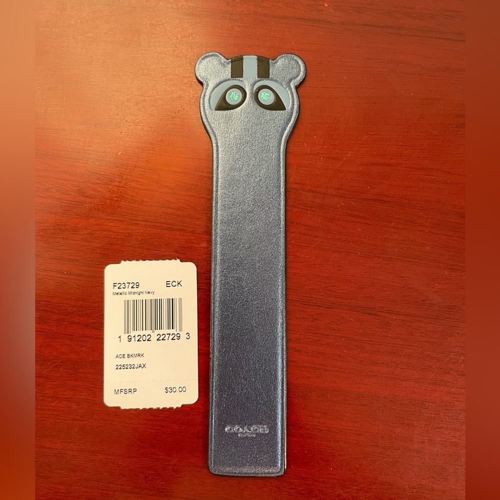 Coach bookmark